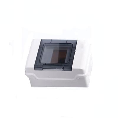 China 4/6WAY Outdoor Waterproof IP67 PC Plastic Electrical Junction Box MCB Switch Panel Mounted Distribution Box for sale