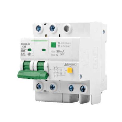 China High Breaking MCB Current Operating Eletrionic SERIES RCBO 1P 2P  Leakage Protector for sale