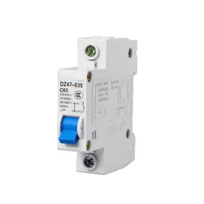 China DC 500V 2P C Style MCB High Breaking Miniature Circuit Breaker for Building Lighting for sale