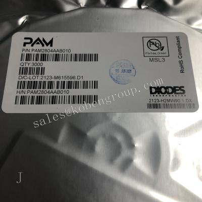 中国 PAM2804AAB010 LEDの運転者IC 1の出力DC DCの調整装置軽減する薄暗くなる1A TSOT-25 販売のため