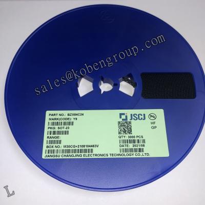 China BZX84C24 Zener Diodes 24V 0.35W for sale