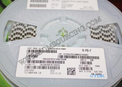 China Condensadores de microprocesador de cerámica de múltiples capas de MLCC 4532/1812 tamaño C4532X7R1E106KT000N en venta