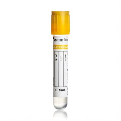 China 3ml,4ml,5ml,10ml Medical Use Disposable Top Gel And Clot Activator Sst Lab Vacuum Blood Collection Tube en venta