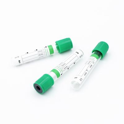 China Hospital Use Medical 1ML,2ML,3ML,6ML-10 ML Professional Heparin Tube for Clinical Plasma and Blood Collection System for sale