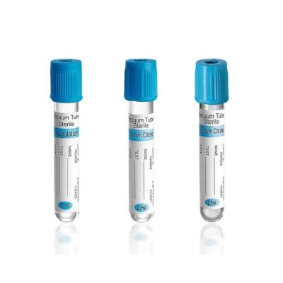 China Blue Cap 5 ml, 10 ml Teste de laboratório Citrato de sódio Teste de coagulação sanguínea à venda
