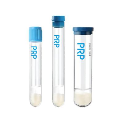 中国 Platelet Rich Plasma PRP Tube 10ML 8ML 6ML With Anticoagulant ACD Gel Sodium Citrate & Gel 販売のため