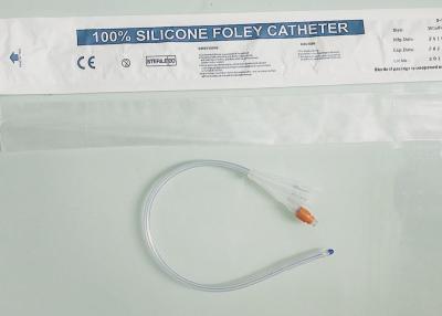 Chine CE de cathéter de Foley de silicone de manière de l'irrigation 3 conforme à vendre