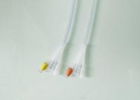 China 8 - 26 Fr Disposable Three Way Foley Catheter Medical Silicone Material 400mm Length for sale