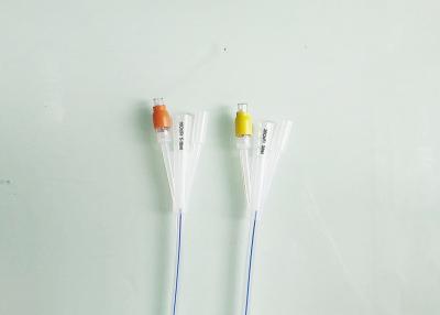 China 100% Premium Medical Silicone 3 Way Foley Catheter 10 Different Sizes for sale