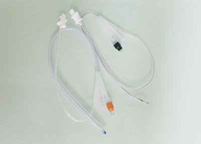 China Transparent Smooth Silicone Temperature Probe Foley Catheter 400mm Length for sale