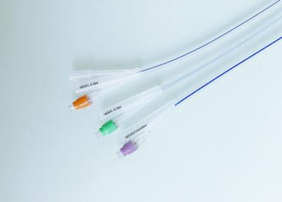 China 400mm Length Silicone Urinary Catheter , Three Way Foley Catheter Free Samples for sale