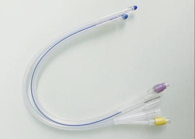 China Silicone Urethral Three Way Foley Balloon Catheter 12 - 26 Ch/Fr Sizes for sale