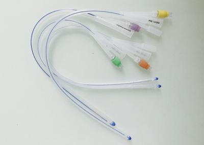 China 2 Way 3 Way Silicone Urinary Catheter Good Biocompatibility With Two Balloon for sale