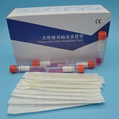 China putzlappen-Virus-Probenahme-Ausrüstung des Polypropylen-10ml Nasenrachenraum zu verkaufen