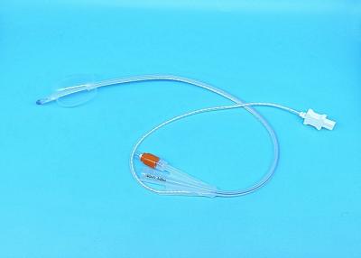 China Size 8 Fr - 26 Fr Temperature Sensor Silicone Urinary Catheter Soft And Smooth for sale