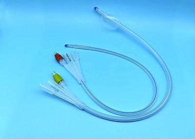 China Medical Consumable Easy To Use Three Way Urinary Catheter 8 - 26 Fr for sale