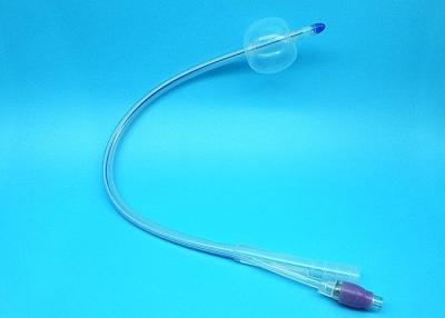 China El látex libera el catéter de Foley de 2 maneras esterilización del EO de la longitud de 300m m/de 400m m en venta