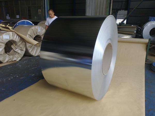 Quality MR / SPCC Tinplate Steel 600mm-1160mm Cutting Length Sliver Surface for sale
