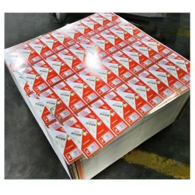 Китай T4 Tinplate Sheet With 6 Color Printed 4 Color  Printed Tinplate JIS G3303  Printing Tinplates  White Gold Print продается