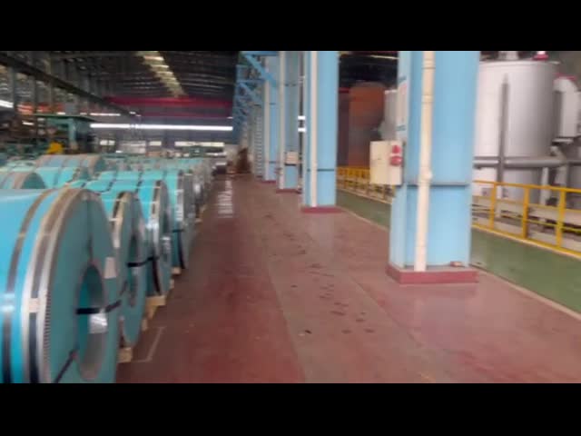 tin coating tinplate coils  tin coating line in process tinplate in coil