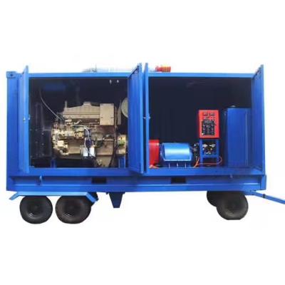 China Industrial Water Jet Cleaning Machine Shipyard Rust Remove Pressure Water Pump for sale