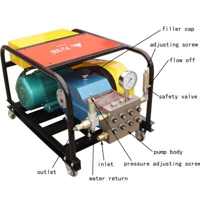 Cina 315bar acqua ad alta pressione Jet Pumps Sewer Drain Cleaner per la pompa idraulica ad alta pressione del lavaggio di drenaggio in vendita
