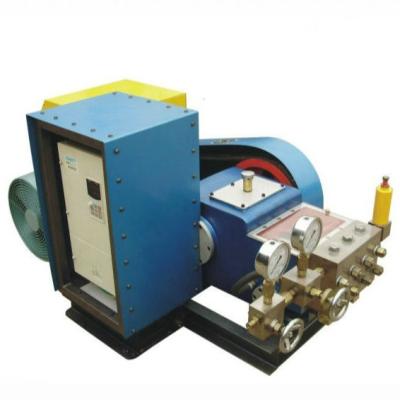 China Skid Mounted Electric Motor Driven High Pressure Hydro Test Pump for sale