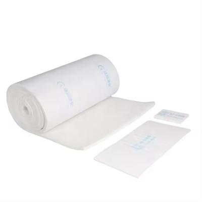 中国 Medium Filter Media / Ceiling Filter For Spray Booth Air Outlet Side Pasted With Cloth Or Mesh 販売のため