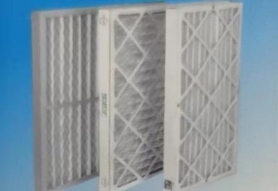 China Folding Type Coarse Effect F6 Air Conditioning Hepa Filters , Pleated Panel Filter for sale