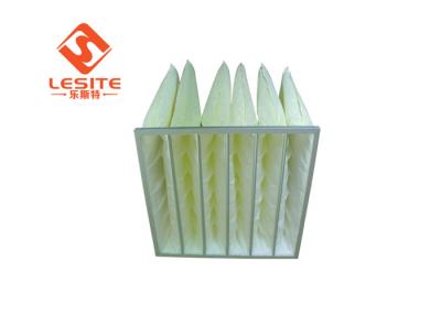 China Vida laboral larga de aluminio de aislamiento ultrasónica del filtro de bolso F6 en venta