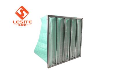 China Pequeño filtro de bolso de aluminio H14 de la fibra de vidrio 21m m de la resistencia, filtro de aire del bolsillo en venta