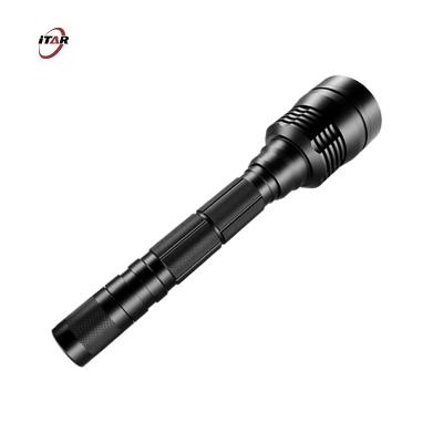 China Aluminum Rechargeable LED Flashlight IP66 Water Resistant For Camping for sale