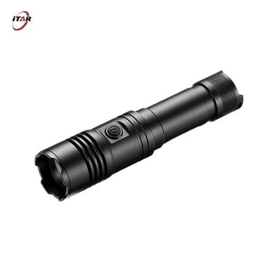China Rechargeable 2500 Lumen Portable LED Flashlight With USB C Port for sale