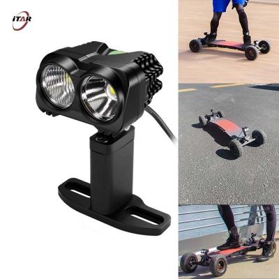 China USB Rechargeable Electric Longboard Lights 600 Lumens With Lithium Ion Battery for sale
