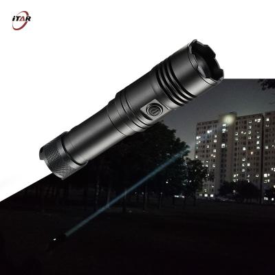 China Hard Anodized 2000 Lumens Tactical Rechargeable LED Flashlight Super Bright for sale
