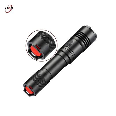 China 1200M Distance Laser LED Flashlight Water Resistant IP66 Dual Switch 400 Lumens for sale
