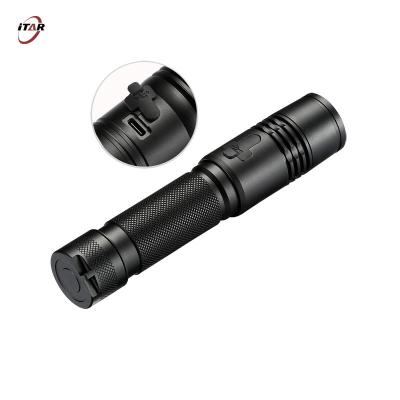 China Mini Powerful Energy Efficiency Magnetic Convenient EDC Flashlight 1200 Lumens for sale