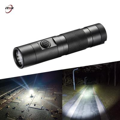 China OEM ODM Double LED Flashlight , Battery Powered Torch Light For Camping for sale
