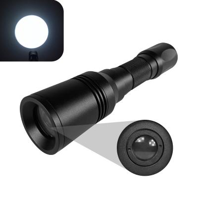 China IP67 Waterproof Rechargeable LED Flashlight With 18650 Li Ion Battery OEM for sale