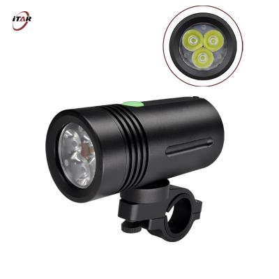China Rechargeable Cylindrical Bike LED Flashlight Waterproof Aluminum Material for sale