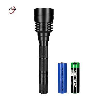 China Aluminum Rechargeable Torch Light High Lumen LED Flashlight With USB C Charging for sale