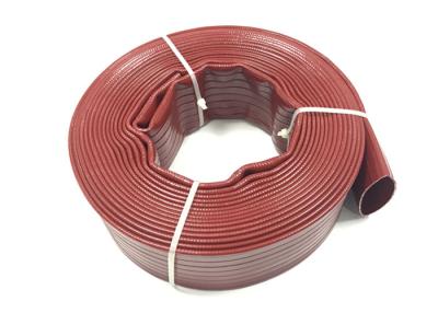 China Heavy Duty PVC Layflat Hose / Non Smell Flexible Irrigation PVC Lay Flat Water Discharge Pump Hose for sale