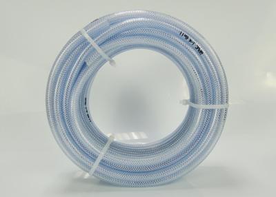China Food Grade PVC Braided Hose Pipe Clear PVC Flex Hose REACH Standard Anti Erosion for sale