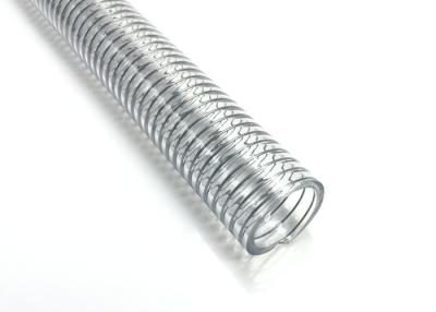 China Lightweight PVC Steel Wire Hose Flexible Food Grade Spring Hose 6mm - 254mm Inner Diameter for sale