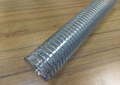 China Food Grade Flexible Hose , Transparent Reinforced Hose For Conveying Milk Beer Water for sale