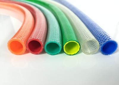 Chine 1 / 2 tuyau tressé de fibre légère flexible du tuyau 12mm de PVC de jardin de pouce à vendre