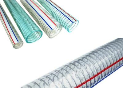 China Manguera de la primavera del PVC de la categoría alimenticia, manguera del alambre de acero del PVC/tubo/tubo aprobado por la FDA en venta