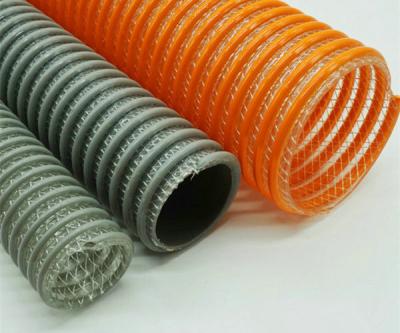 China Flexible PVC Water Hose Reinforced Helix Suction And Discharge Hose / Pipe / Tube for sale