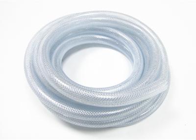 China PVC Clear Braided Hose, Chemical Flexible Fiber Reinforced Water Hose Oil Resistant for sale
