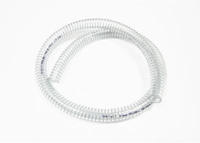 China Multipurpose PVC Steel Wire Hose , Flexible Wire Reinforced Suction Pipe for sale